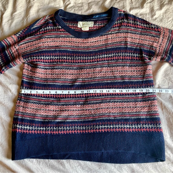 Urban Outfitters Coincidence & Chance Fair Isle Cotton Blend Knit Sweater Size M - Picture 5 of 8